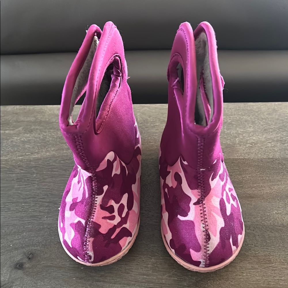 Bogs Fuchsia Camouflage Kids Boots